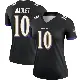 ＃10 Women's Arthur Maulet Black Legend Baltimore Ravens Jersey