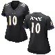 ＃10 Women's DeAndre Hopkins Black Game Baltimore Ravens Jersey