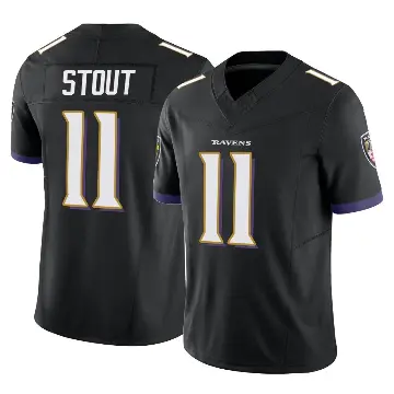 ＃11 Men's Jordan Stout Black Limited Baltimore Ravens Vapor F.U.S.E. Jersey