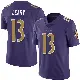 ＃13 Men's Devin Leary Purple Limited Baltimore Ravens Team Color Vapor Untouchable Jersey