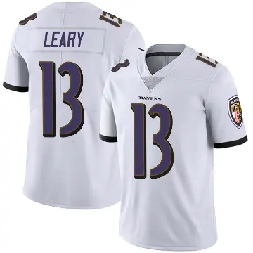 ＃13 Youth Devin Leary White Limited Baltimore Ravens Vapor Untouchable Jersey