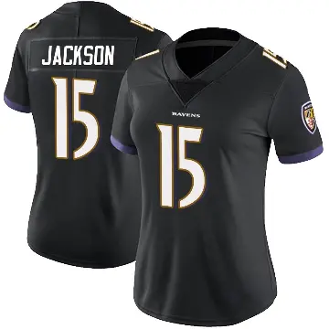 ＃15 Women's DeSean Jackson Black Limited Baltimore Ravens Alternate Vapor Untouchable Jersey
