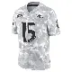 ＃15 Youth Cooper Rush Arctic Camo Limited Baltimore Ravens 2024 Salute to Service Jersey
