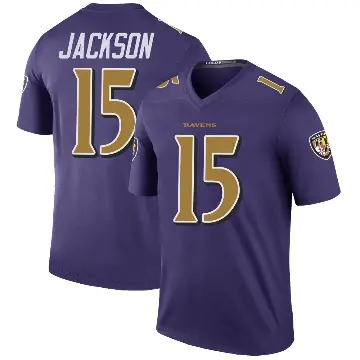 ＃15 Youth DeSean Jackson Purple Legend Baltimore Ravens Color Rush Jersey