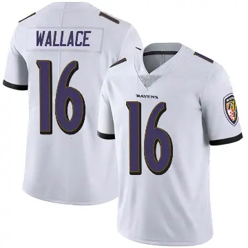 ＃16 Youth Tylan Wallace White Limited Baltimore Ravens Vapor Untouchable Jersey
