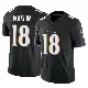＃18 Men's Jeremy Maclin Black Limited Baltimore Ravens Vapor F.U.S.E. Jersey