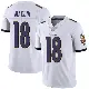 ＃18 Men's Jeremy Maclin White Limited Baltimore Ravens Vapor Untouchable Jersey