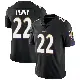 ＃22 Men's Derrick Henry Black Limited Baltimore Ravens Alternate Vapor Untouchable Jersey