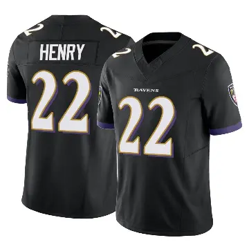 ＃22 Men's Derrick Henry Black Limited Baltimore Ravens Vapor F.U.S.E. Jersey