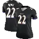 ＃22 Women's Derrick Henry Black Legend Baltimore Ravens Jersey