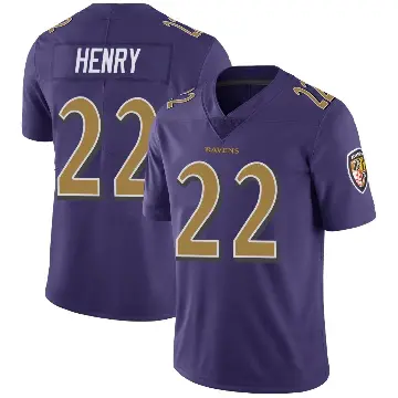 ＃22 Youth Derrick Henry Purple Limited Baltimore Ravens Color Rush Vapor Untouchable Jersey