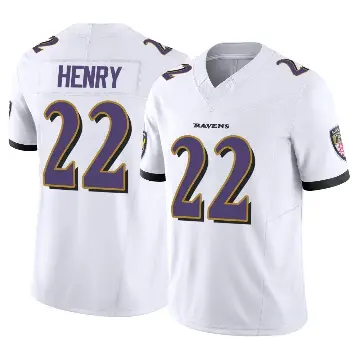 ＃22 Youth Derrick Henry White Limited Baltimore Ravens Vapor F.U.S.E. Jersey