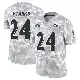 ＃24 Youth Malaki Starks Arctic Camo Limited Baltimore Ravens 2024 Salute to Service Jersey