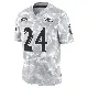 ＃24 Youth Malaki Starks Arctic Camo Limited Baltimore Ravens 2024 Salute to Service Jersey