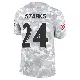 ＃24 Youth Malaki Starks Arctic Camo Limited Baltimore Ravens 2024 Salute to Service Jersey