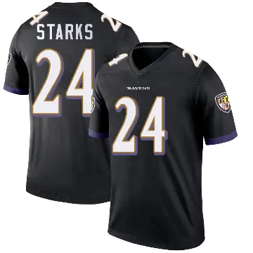 ＃24 Youth Malaki Starks Black Legend Baltimore Ravens Jersey
