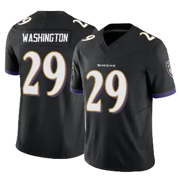 ＃29 Men's Ar'Darius Washington Black Limited Baltimore Ravens Vapor F.U.S.E. Jersey
