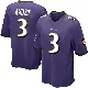 ＃3 Youth Chidobe Awuzie Purple Game Baltimore Ravens Team Color Jersey