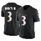 ＃3 Youth Robert Griffin III Black Limited Baltimore Ravens Vapor F.U.S.E. Jersey