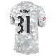 ＃31 Men's Bilhal Kone Arctic Camo Limited Baltimore Ravens 2024 Salute to Service Jersey