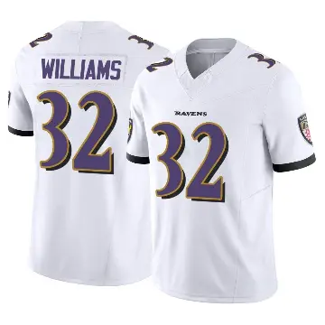 ＃32 Youth Marcus Williams White Limited Baltimore Ravens Vapor F.U.S.E. Jersey