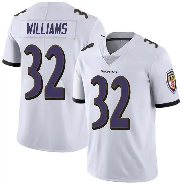 ＃32 Youth Marcus Williams White Limited Baltimore Ravens Vapor Untouchable Jersey
