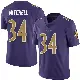＃34 Youth Keaton Mitchell Purple Limited Baltimore Ravens Team Color Vapor Untouchable Jersey