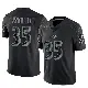 ＃35 Men's Desmond King II Black Limited Baltimore Ravens Reflective Jersey