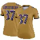＃37 Women's Robert Longerbeam Gold Legend Baltimore Ravens Inverted Jersey