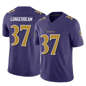 ＃37 Youth Robert Longerbeam Purple Limited Baltimore Ravens Vapor F.U.S.E. Jersey
