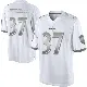 ＃37 Youth Robert Longerbeam White Limited Baltimore Ravens Platinum Jersey