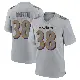 ＃38 Men's Keyon Martin Gray Game Baltimore Ravens Atmosphere Fashion Jersey
