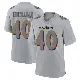 ＃40 Youth Teddye Buchanan Gray Game Baltimore Ravens Atmosphere Fashion Jersey