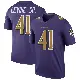 ＃41 Men's Anthony Levine Sr. Purple Legend Baltimore Ravens Color Rush Jersey