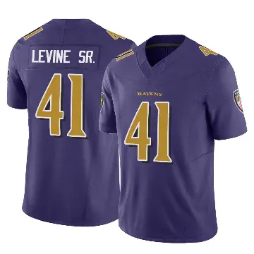 ＃41 Men's Anthony Levine Sr. Purple Limited Baltimore Ravens Vapor F.U.S.E. Jersey