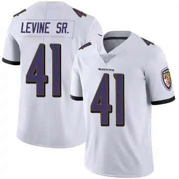 ＃41 Youth Anthony Levine Sr. White Limited Baltimore Ravens Vapor Untouchable Jersey