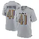 ＃41 Youth Desmond Igbinosun Gray Game Baltimore Ravens Atmosphere Fashion Jersey
