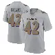 ＃42 Youth Patrick Ricard Gray Game Baltimore Ravens Atmosphere Fashion Jersey