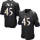 ＃45 Men's Mike Green Black Game Baltimore Ravens Jersey