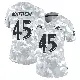 ＃45 Women's Christian Matthew Arctic Camo Limited Baltimore Ravens 2024 Salute to Service Jersey