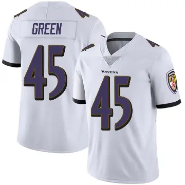 ＃45 Youth Mike Green White Limited Baltimore Ravens Vapor Untouchable Jersey