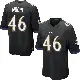 ＃46 Youth Nick Moore Black Game Baltimore Ravens Jersey