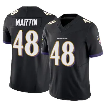 ＃48 Youth Chandler Martin Black Limited Baltimore Ravens Vapor F.U.S.E. Jersey