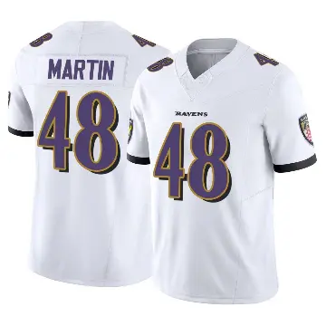 ＃48 Youth Chandler Martin White Limited Baltimore Ravens Vapor F.U.S.E. Jersey