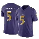 ＃5 Men's Jalyn Armour-Davis Purple Limited Baltimore Ravens Vapor F.U.S.E. Jersey