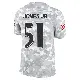 ＃51 Youth Emery Jones Jr. Arctic Camo Limited Baltimore Ravens 2024 Salute to Service Jersey