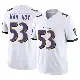 ＃53 Youth Kyle Van Noy White Limited Baltimore Ravens Vapor F.U.S.E. Jersey