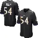 ＃54 Men's Diwun Black Black Game Baltimore Ravens Jersey