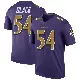 ＃54 Youth Diwun Black Purple Legend Baltimore Ravens Color Rush Jersey