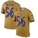 ＃56 Youth Reid Holskey Gold Legend Baltimore Ravens Inverted Jersey